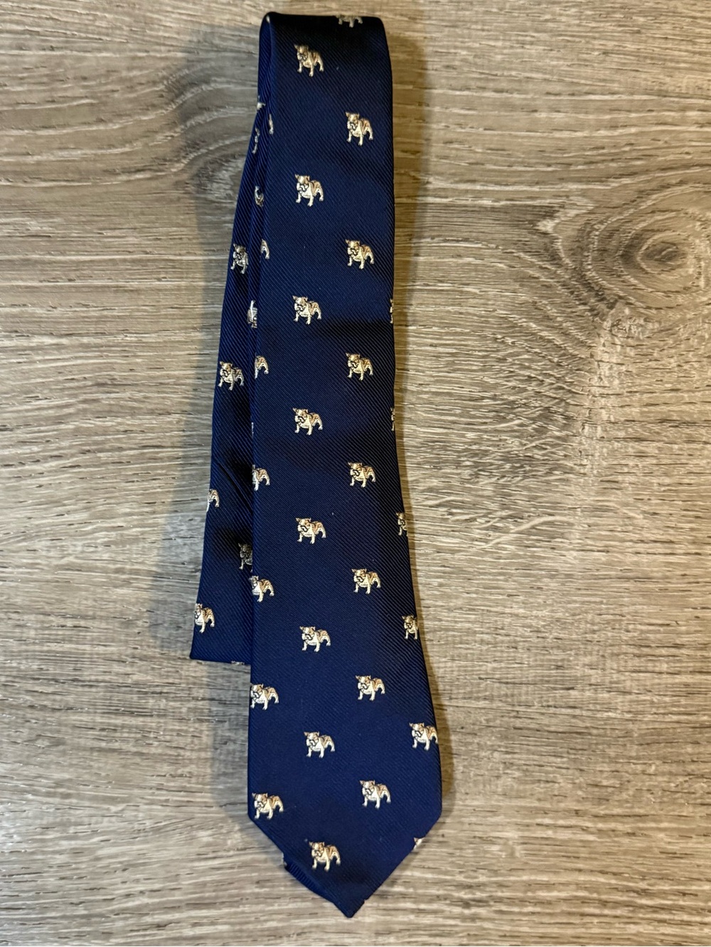J.crew Crewcuts boys' youth necktie Bulldog